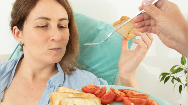 Give her a slow, unhurried meal