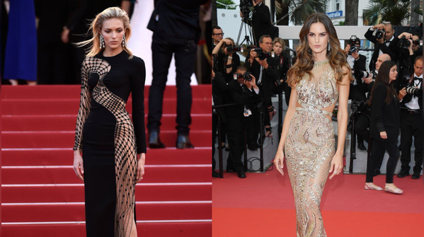 Naked dresses are a big no