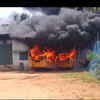 Article image for: Two parked school buses gutted in fire in Idukki