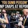 Article image for: Trump SNAPS At Female Reporter On Tarmac, Calls Her ‘DUMB PERSON’ In Heated Exchange