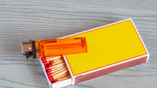Matchboxes and lighters