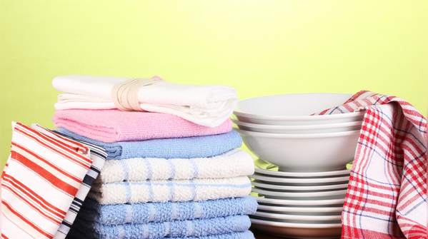 Dish towels and napkins