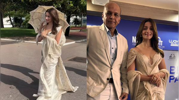 Saree, but make it Cannes