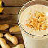 Peanut butter + oat smoothie