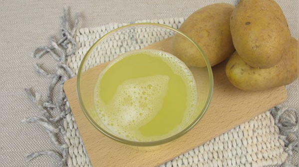 Potato juice for dark spots