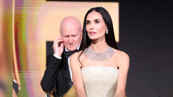 The art of the shimmer: Demi Moore and Maika Monroe