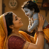 Yashoda raising Krishna as her own