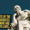 Article image for: Love quote of the day by Socrates: "Those who are hardest to love..."