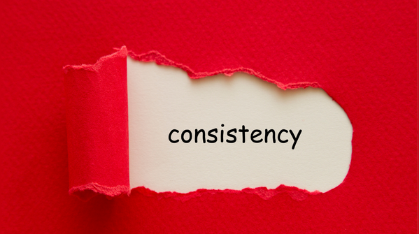 The teaching also encourages consistency