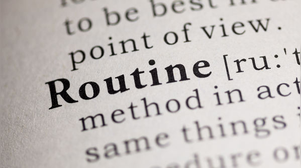 9. Changing routines too often