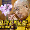 Article image for: Success quote of the day by Dalai Lama: “The goal is not to be better than the other man, but...”