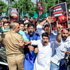 Article image for: BJP stages protest outside Omar’s residence for liquor prohibition in Kashmir