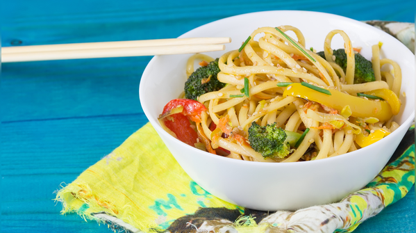 Swap instant noodles for quick stir-fried noodles with vegetables