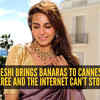 Article image for: <i class="tbold">huma qureshi</i> steals the show with Palm tree motif Banarasi saree