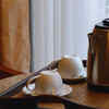 The hotel kettle or coffee maker
