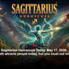 Article image for: Sagittarius Horoscope Today, May 17, 2026: Your warmth attracts people today, but you must not overpromise