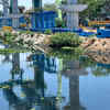 Large urban infrastructure project under construction