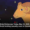 Article image for: Aries Horoscope Today, May 18, 2026: Avoid lending casually, even to friends