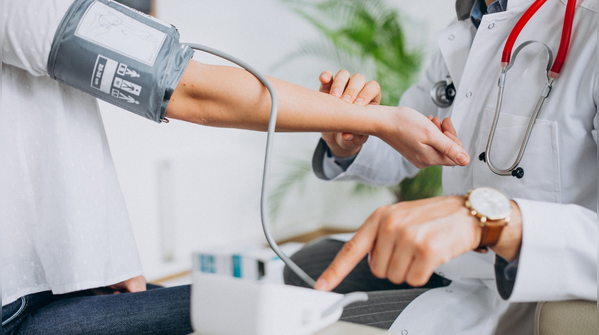 When hypertension runs in families, what is actually being inherited?