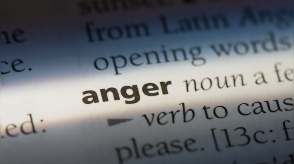 Lose control in anger