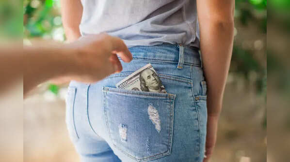 She hides spending, savings, or debt