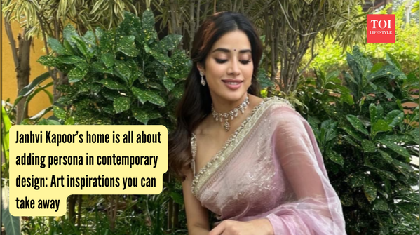 Janhvi Kapoor’s home is all about adding persona in contemporary design: Art inspirations you can take away