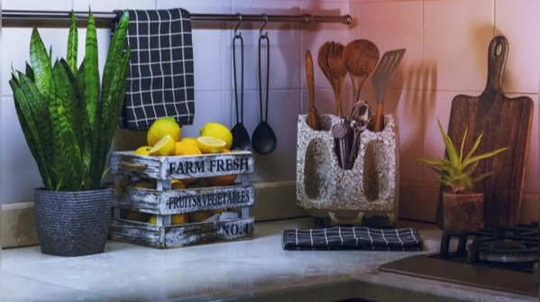 Using natural materials promotes calmer interior design