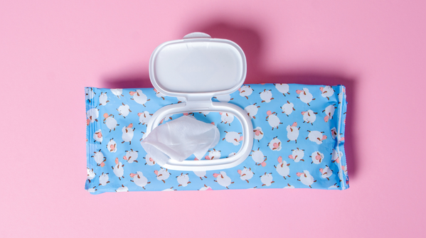 Scented baby wipes
