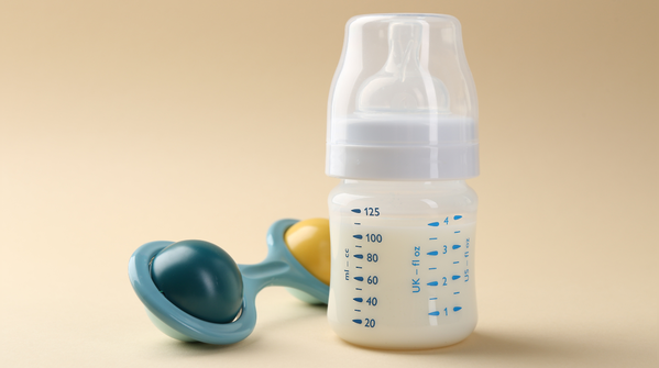 Plastic feeding bottle