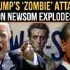 Article image for: Trump’s ‘Zombie Newsom’ Post Sparks Fierce Online Political Firestorm | WATCH