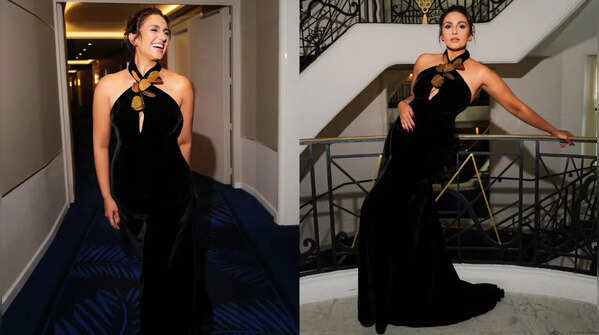 The dress had all the drama without trying too hard