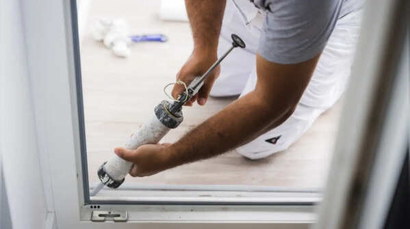 Prevent small leaks in the window area with sealing