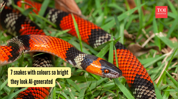5 snakes with colours so bright they look AI-generated