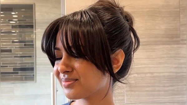 Face-Framing Curtain Bangs