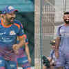 Article image for: ‘Kya middle stump udaya bey’: Rohit Sharma’s funny Eden act leaves MI, KKR in splits | Watch