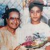 Priceless moment with grandfather Sr NTR