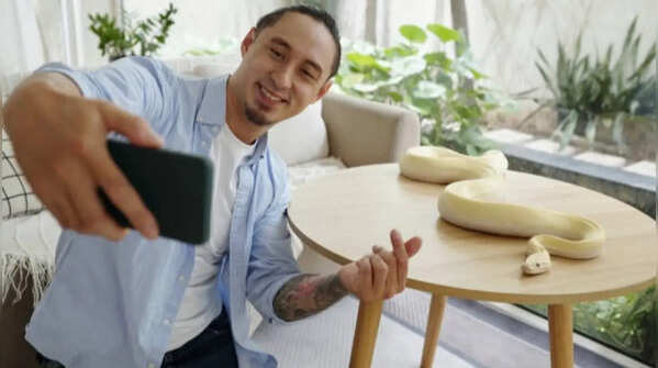 Using social media videos as examples