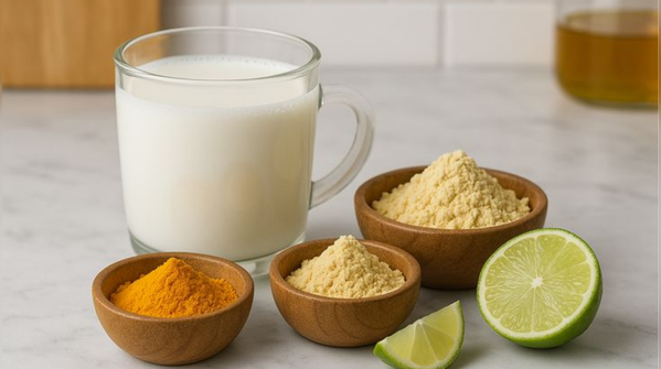 The Gentle Scrub: Besan and Milk Ubtan