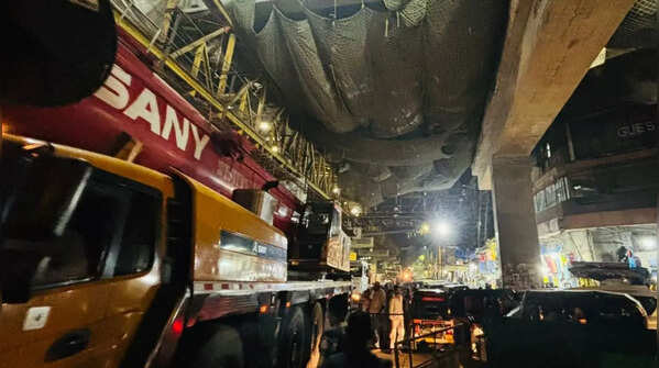 1.1-km flyover from Subhash Chandra Bose Chowk to Bailbazar Chowk near completion