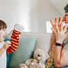 Make sock toys and puppets
