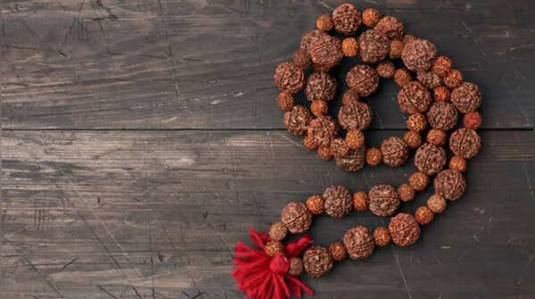 Wearing Rudraksha