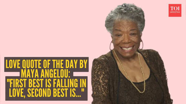 Maya Angelou's love quote