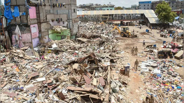 Demolition drive continues on Thursday amid tensions