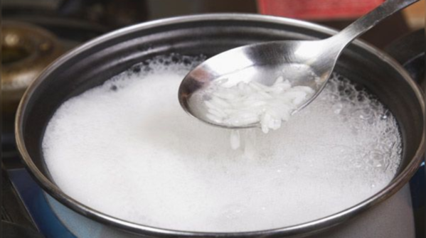 The easiest way to use rice water for stronger nails