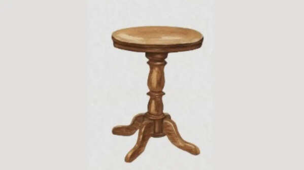 The antique table