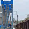 Heavy girder installation milestone