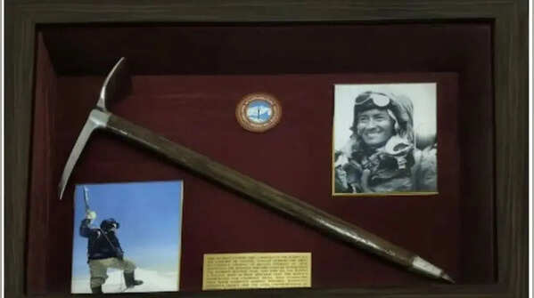 Replica of the ice axe used by Tenzing Norgay