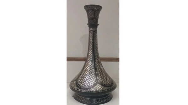 Bidri Silver Work Vase