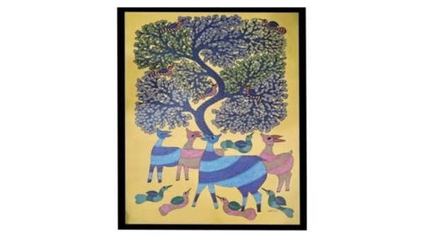 Gond paintings and the book Convenient Action: Continuity for Change
