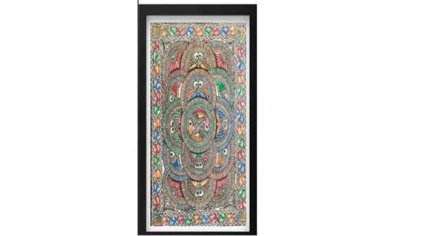 Madhubani painting, Blue Pottery and Meenakari-Kundan earrings